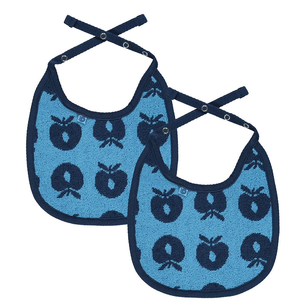 2-pack small bib with apples