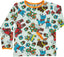 Long-sleeved t-shirt with animals