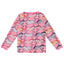 Long-sleeved blouse with horses