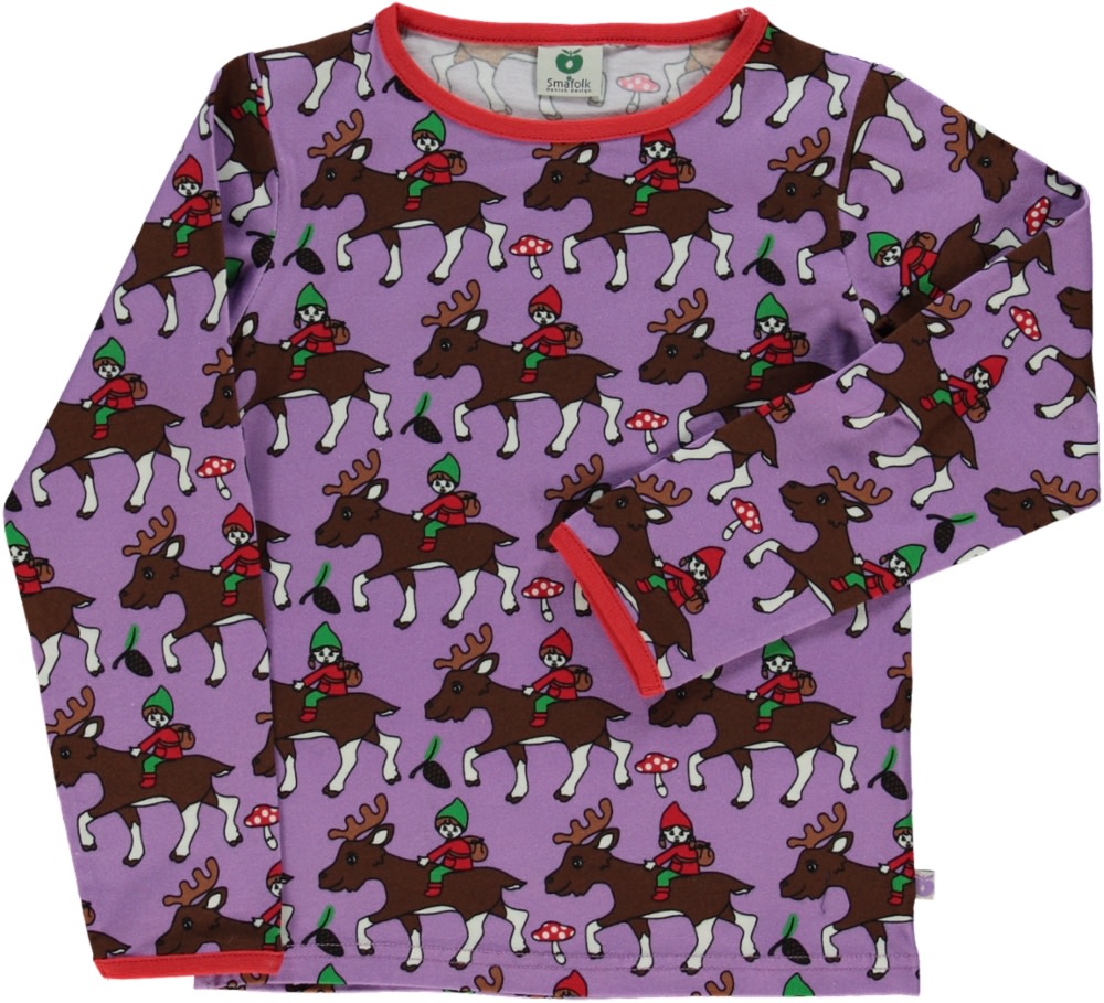 Long-sleeved reindeer blouse