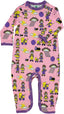 Long-sleeved jumpsuit with playing children