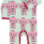 Long-sleeved jumpsuit with elephants