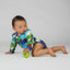 Long-sleeved dinosaur bodysuit