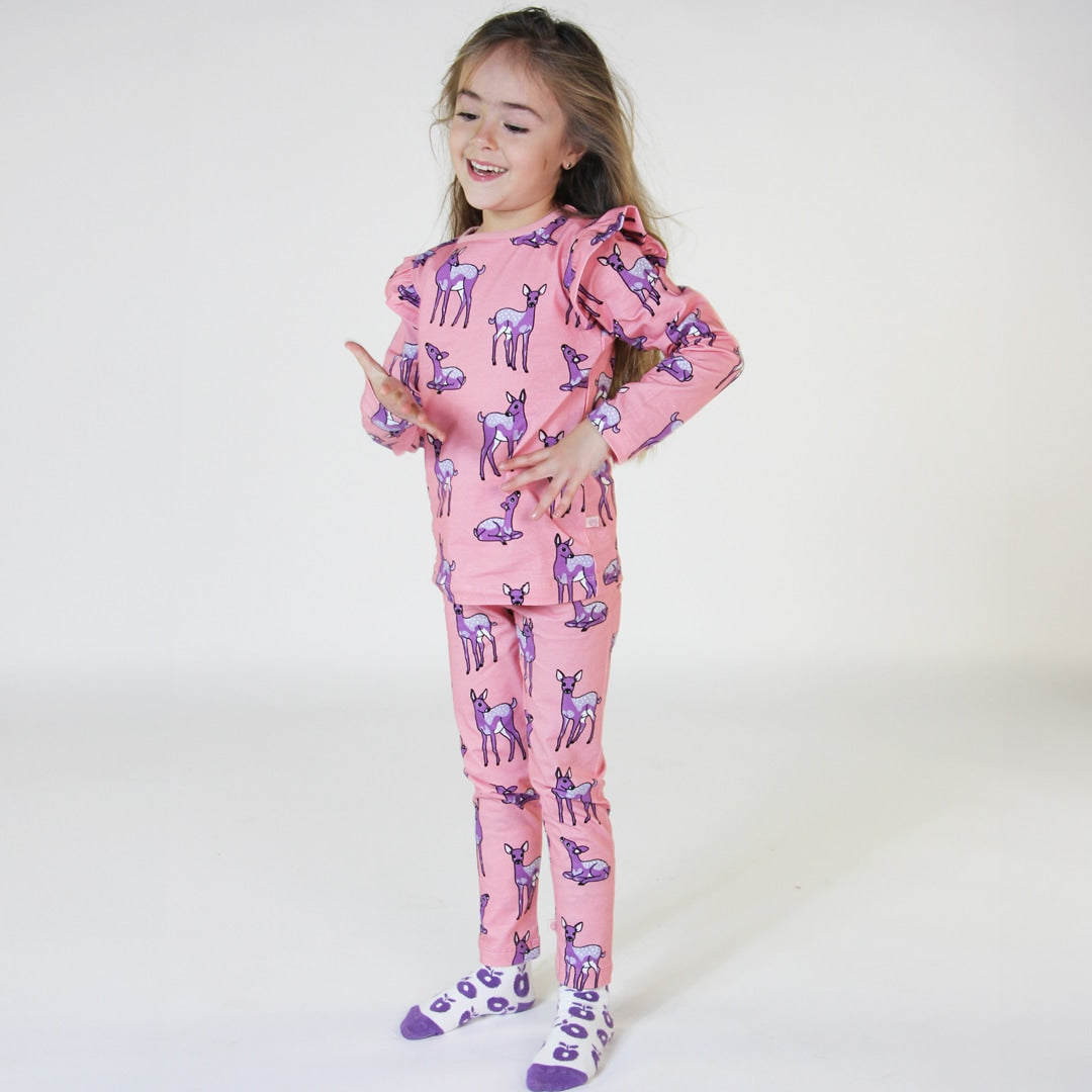 Deer leggings for children