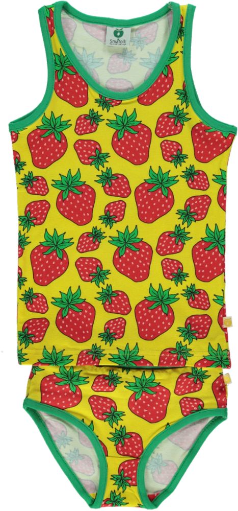 Underwear set with strawberries