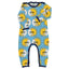 Long-sleeved jumpsuit with sun and moon