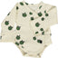 Long-sleeved bodysuit with mini apples for premature babies