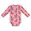 Long-sleeved bodysuit with deer