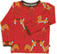 Long-sleeved blouse with deer