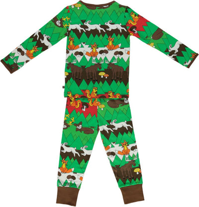 Pajamas with Christmas landscape