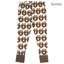Wool blend leggings with apples