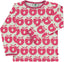 Long-sleeved t-shirt with apples