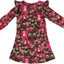 Long-sleeved dress with owls