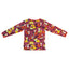Long-sleeved blouse with foxes