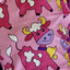Short-sleeved romper with cows