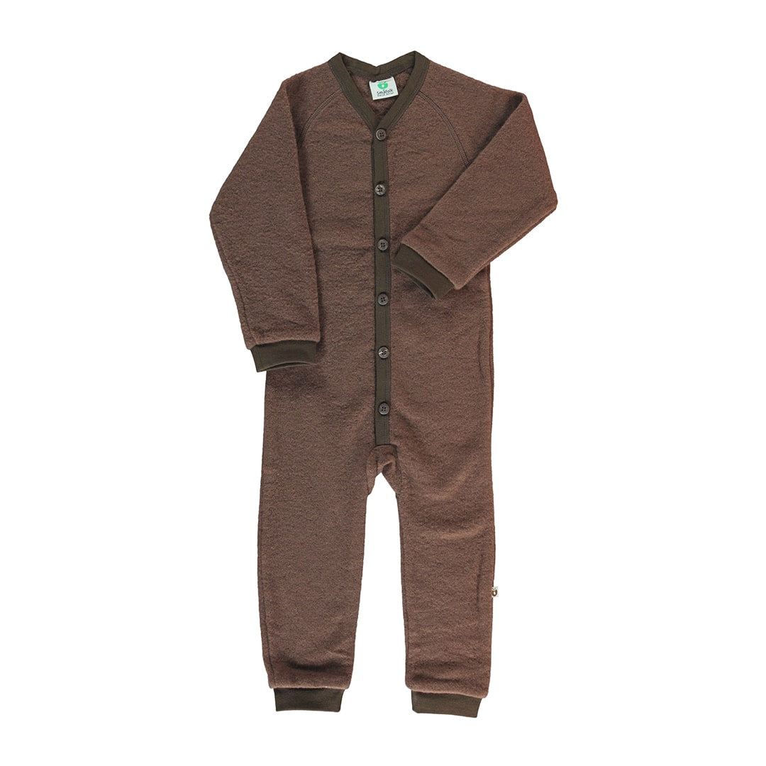 Wool suit in thick wool fleece