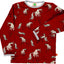 Long-sleeved T-shirt with unicorns