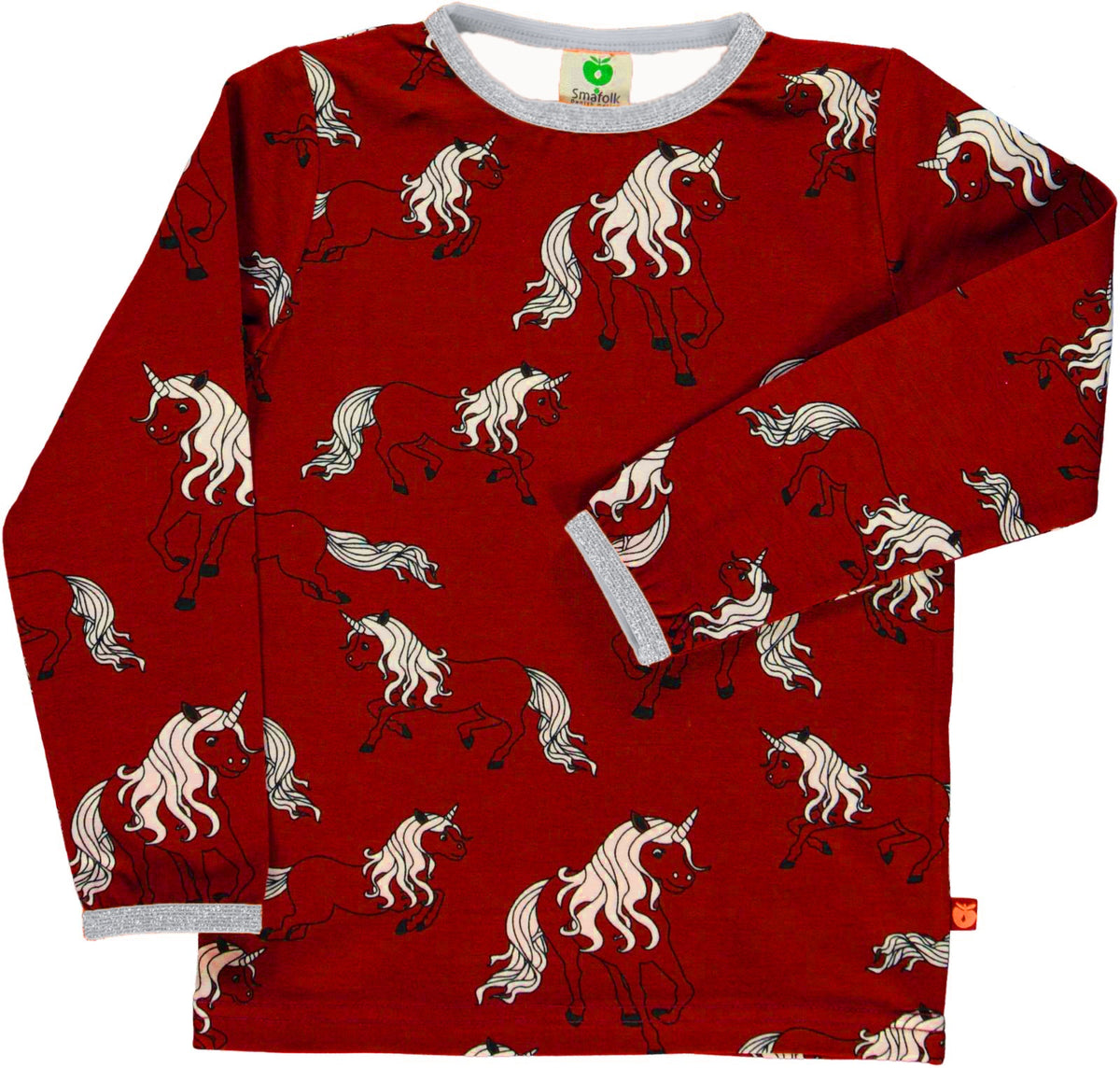 Long-sleeved T-shirt with unicorns