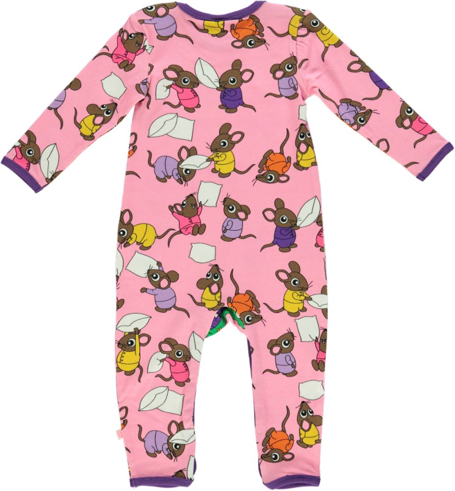 Long-sleeved all-in-one with mice