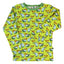 Long-sleeved top with badger and squirrel