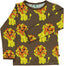 Long-sleeved t-shirt lion print