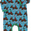 Long-sleeved all-in-one with reindeer