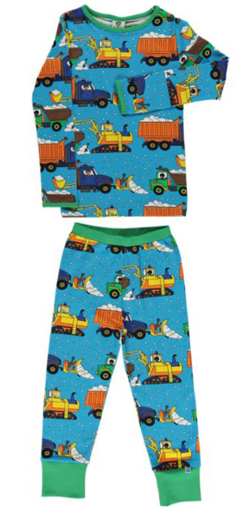 Snow machine-themed sleepwear