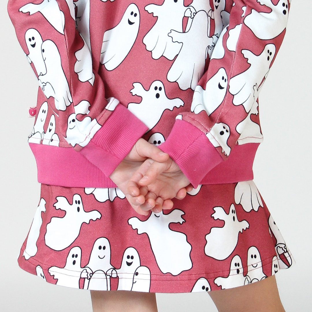 Skirt with ghosts