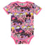 Short-sleeved bodysuit with farm