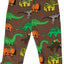 Sweatpants with kangaroo pocket and dinosaur print