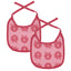 2-pack small bib with apples