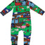 Long-sleeved all-in-one farm animals
