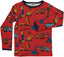 Long-sleeved blouse with machines