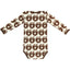 Wool blend bodysuit with apples