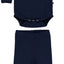 Set with long-sleeved baby bodysuit and leggings