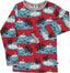 Long-sleeved t-shirt with swan print