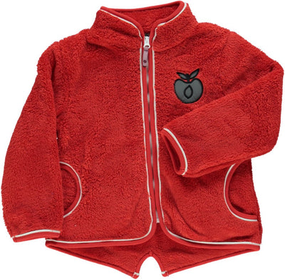 Fleece jacket with Apples