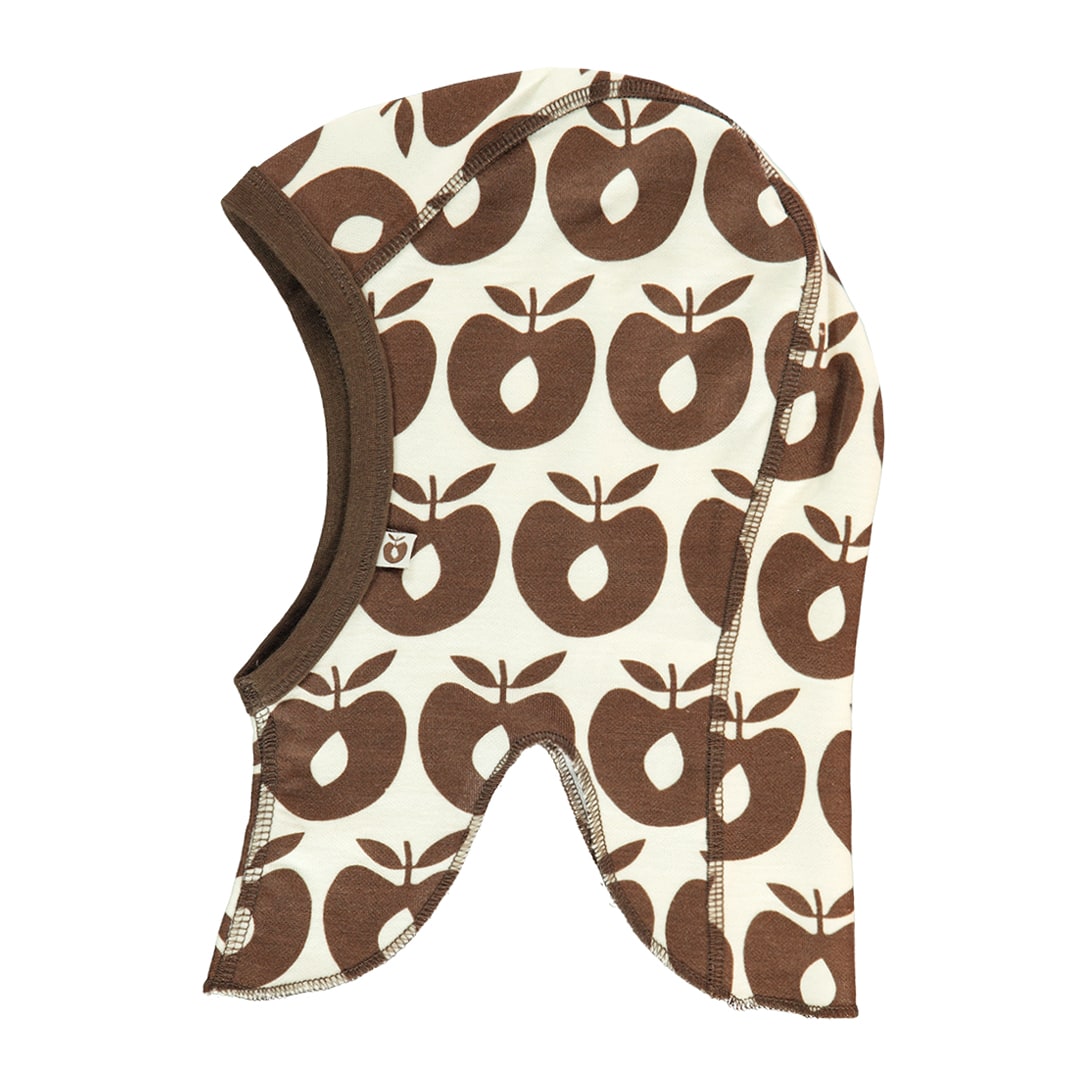 Balaclava in wool blend with apples