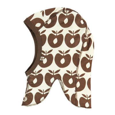 Balaclava in wool blend with apples