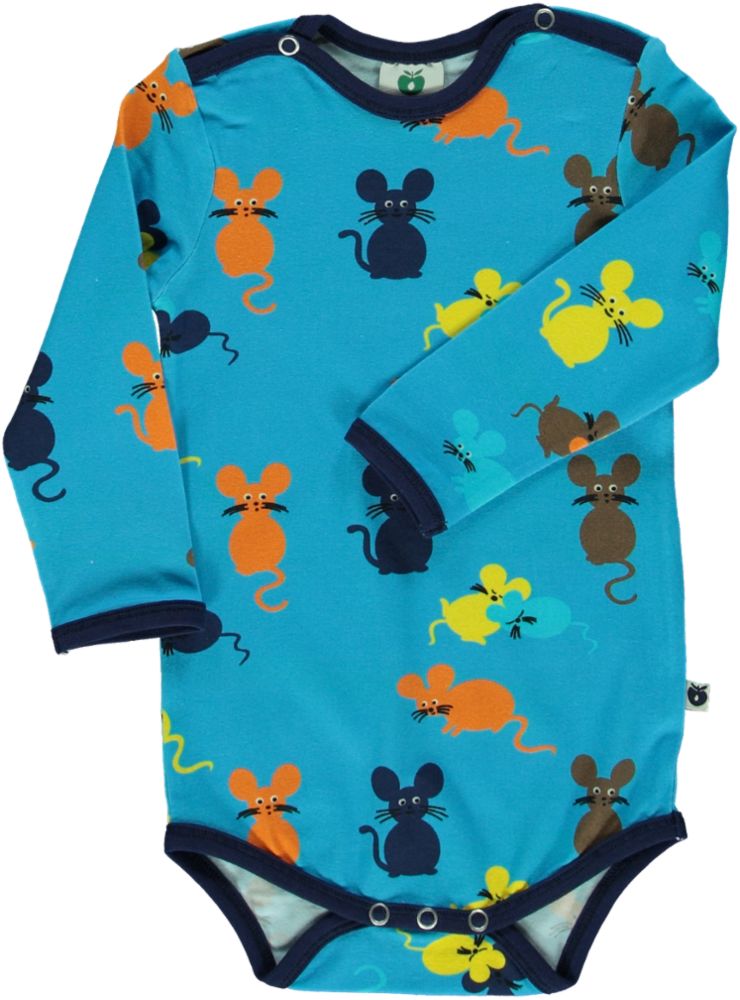Long-sleeved bodysuit with mouse