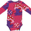 Long-sleeved bodysuit with frogs and snails