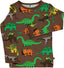 Long-sleeved t-shirt with dinosaur print