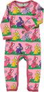 Long-sleeved all-in-one with rabbits