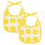 2-pack small bib with apples