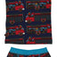 Underwear set with fire trucks