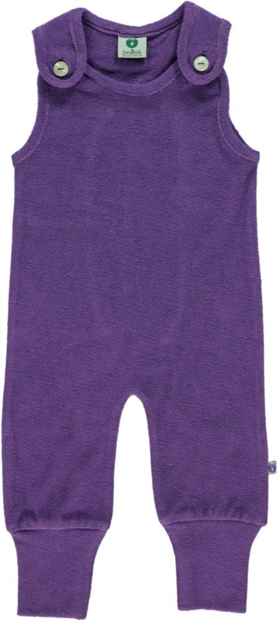 Terry baby overalls