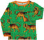 Long-sleeved blouse with tigers