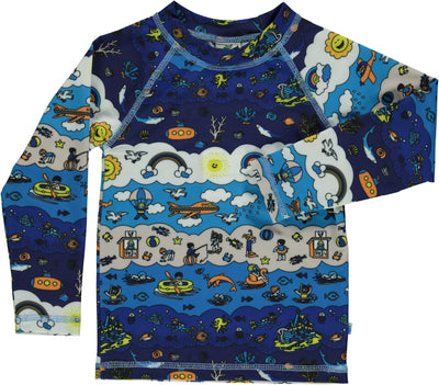 T-shirt with landscape