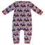 Long-sleeved all-in-one with reindeer