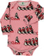 Long-sleeved bodysuit with penguins